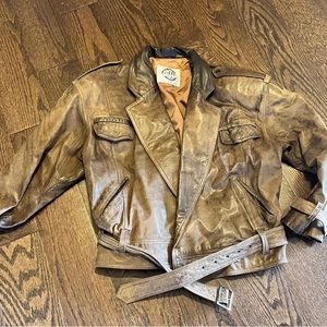 Women’s leather coat